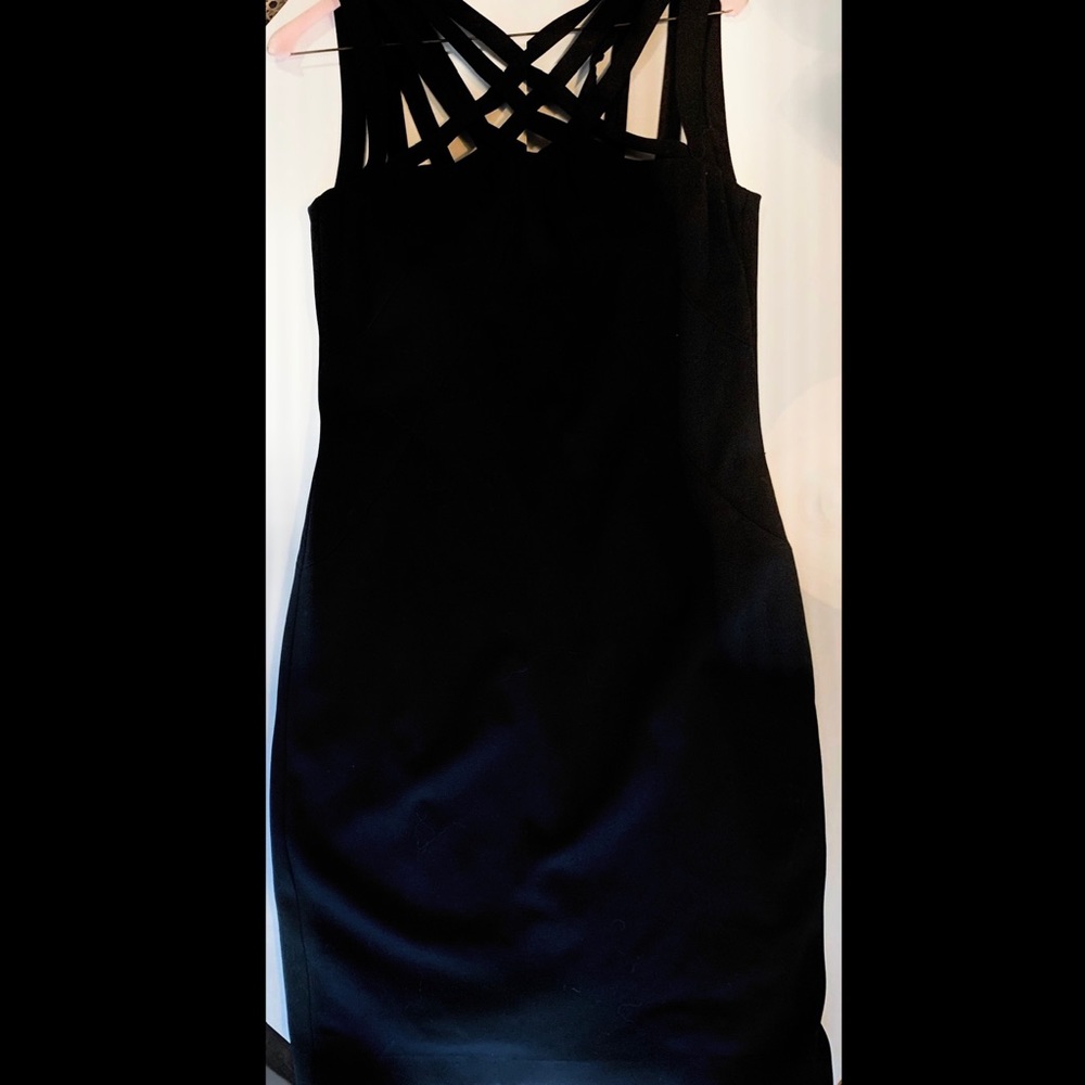 Cache Black Mid-length Cocktail Dress, sz 8